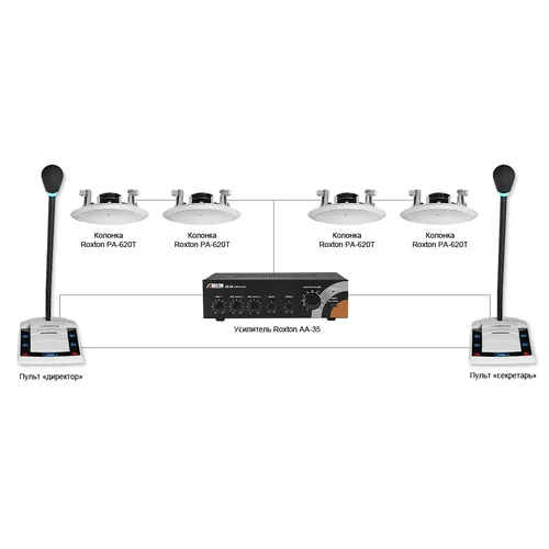 Переговорное устройство громкой связи директор-секретарь Stelberry D-600